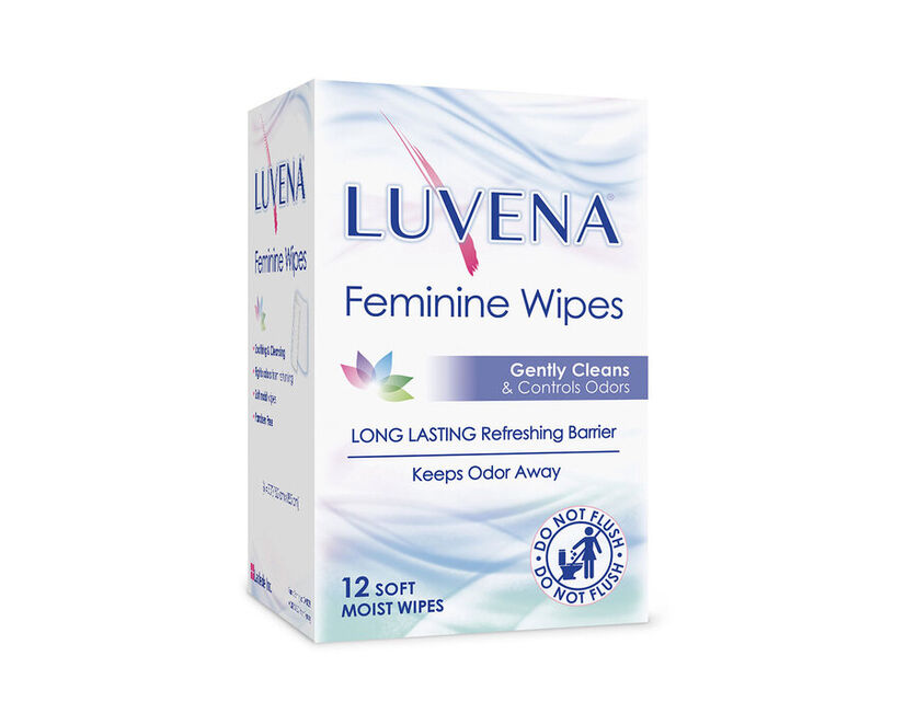 LUVENA Feminine Wipes (12 count - individually packaged)